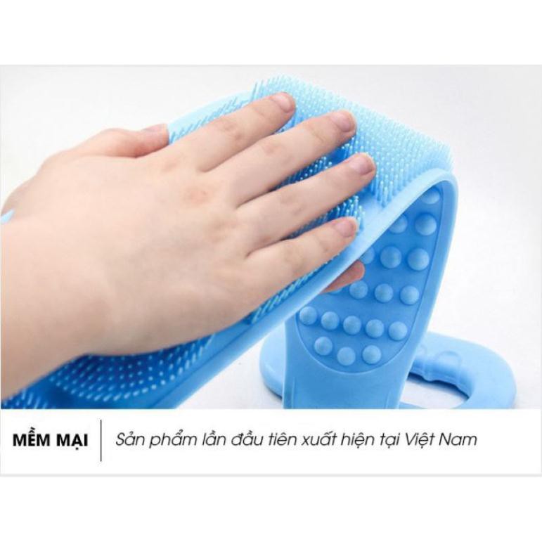 Dây Đai Chà Lưng 2 Mặt Đa Năng Silicon Sạch mụn, Kỳ Cọ, Massage Thư Giãn, Tẩy Tế Bào Chết Khi Tắm