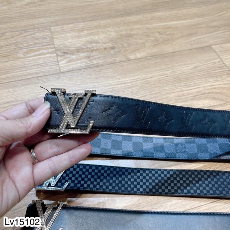 Thắt Lưng LV Nam Đính Đá - Dây Lưng LV Đính Đá Cho Nam