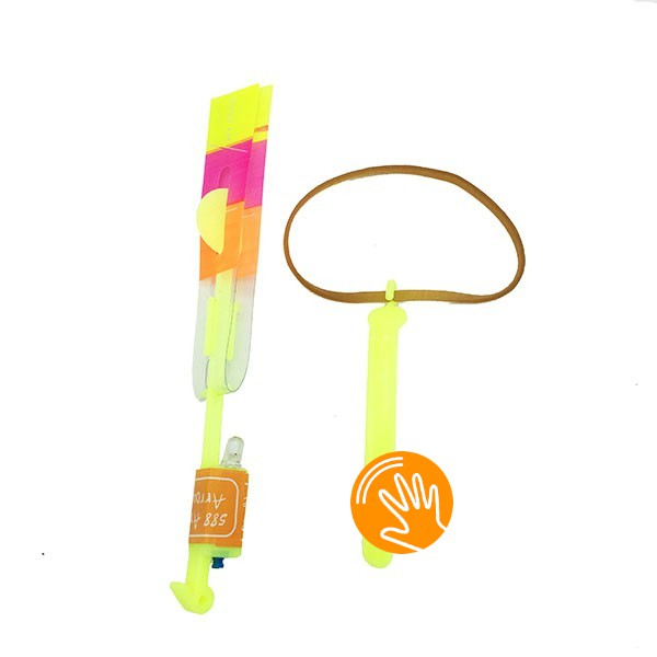 Đồ Chơi Ná Bắn Chong Chóng Xoay Có Đèn Led Bắn Bằng Thun [ĐỒ CHƠI TRẺ EM] quà tặng cho bé