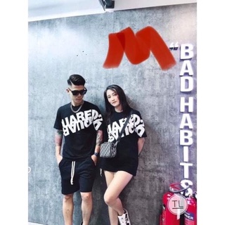 áo thun tay lỡ nam nữ in chữ to chéo dsqua Kt