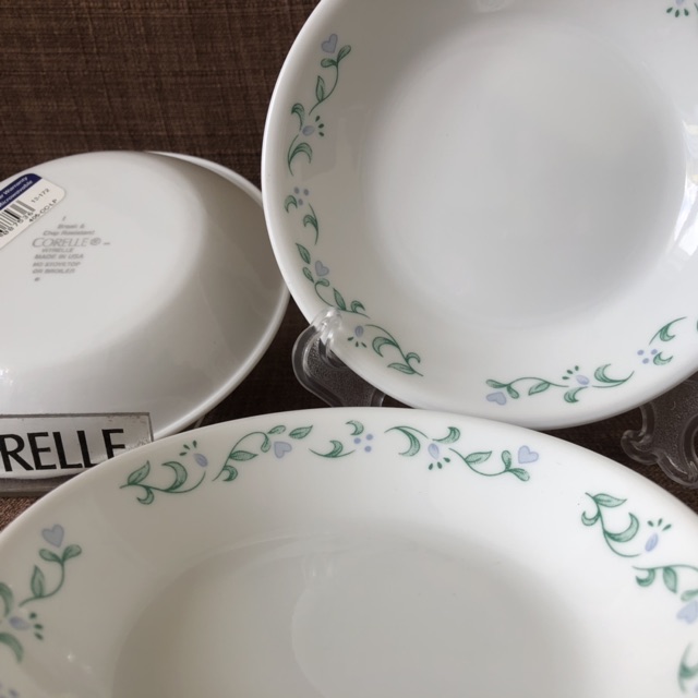 Combo 3 Dĩa nước chấm thủy tinh Mỹ Corelle Country Cottage 405-CC-LP 12cm