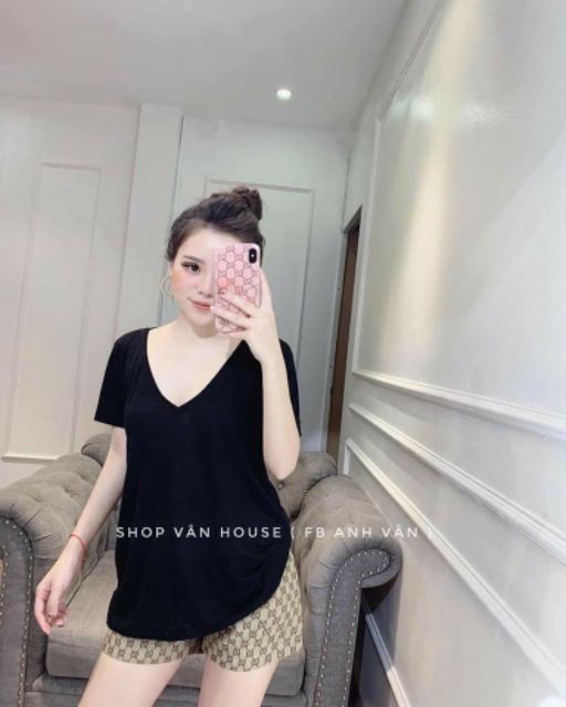 Áo phông cổ V nhiều màu sắc hót hít - Phông GAP