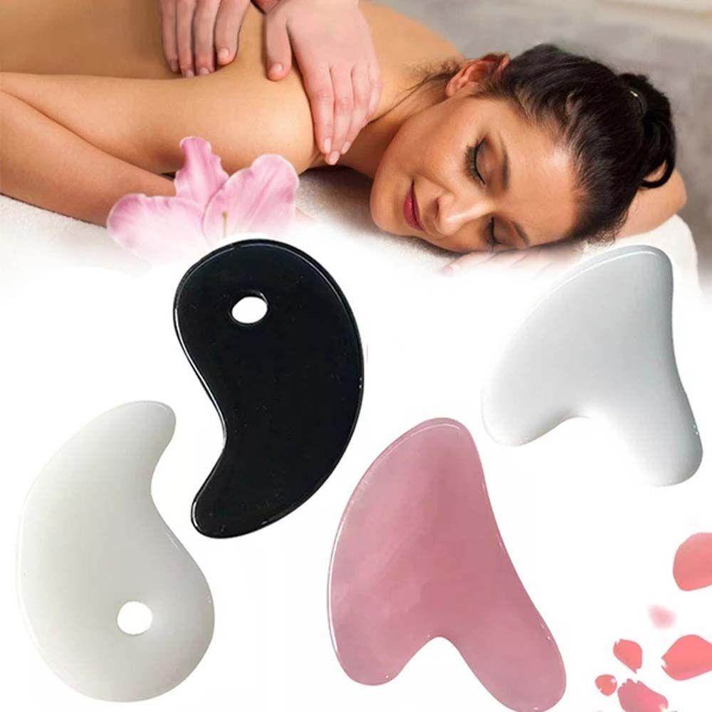 OCEANMAP Gua Sha Bảng Nhựa Sáp Ong Tự Nhiên Mát Xa Nâng Cơ Thể Cho Nữ