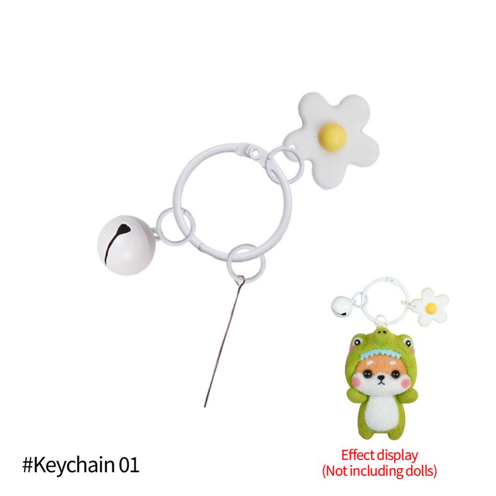 Móc Chìa Khóa Bằng Vải Nỉ DIY Không Cần Khoan K8L2 Dành Cho Trẻ Em Mới Bắt Đầu