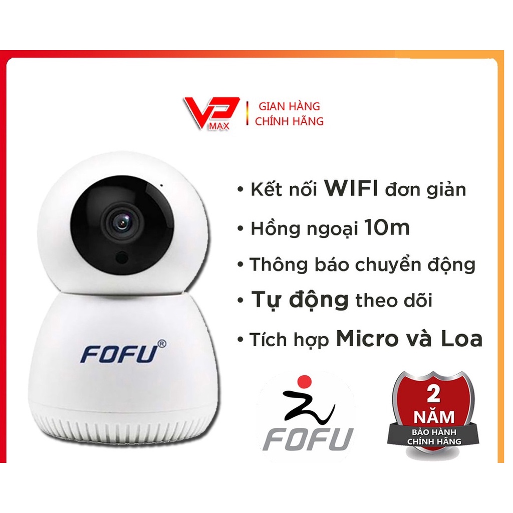 Camera wifi Eye FoFu Chuẩn HD /Thẻ nhớ Sandisk Kingston 32Gb Chính hãng FPT SPC siêu bền