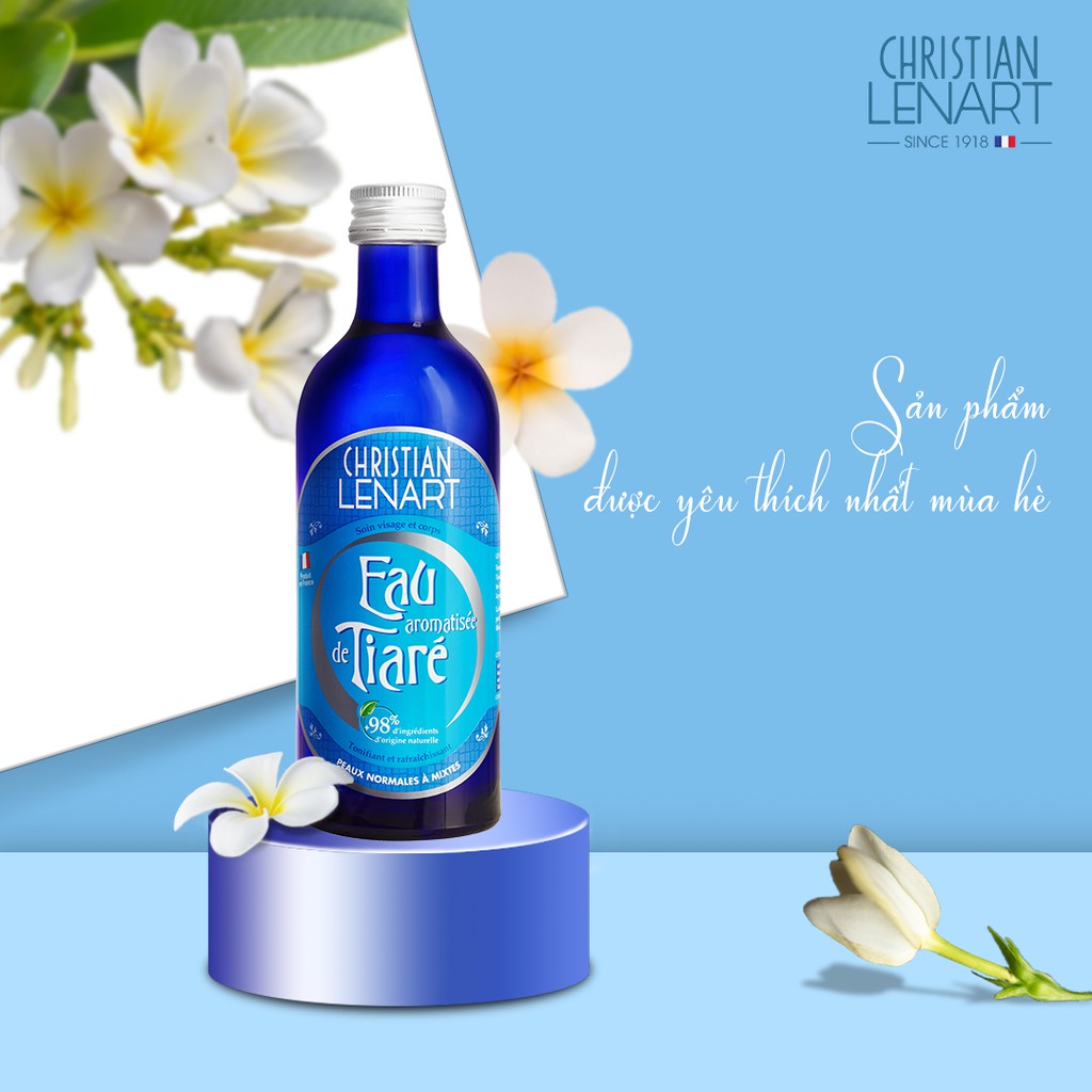 Toner Từ Cánh Hoa Tiaré Christian Lenart Eau Aromatisée De Tiaré 200ml