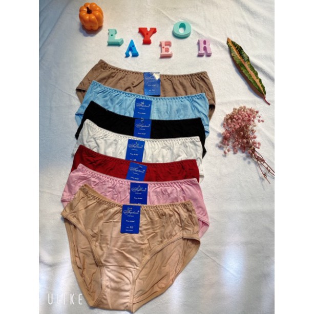 QUẦN LÓT NỮ COTTON LƯNG CAO TRƠN Size đại từ 60kg tới 120kg SAM SAM. Chất coton co giãn 4 chiều thấm hút mồ hôi cực tốt.