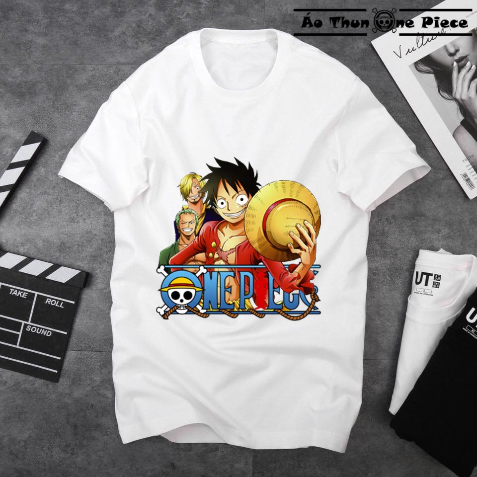 ⚡️FREESHIP⚡️Áo Thun In Hình Luffy - Zoro - Sanji cực chất - One Piece