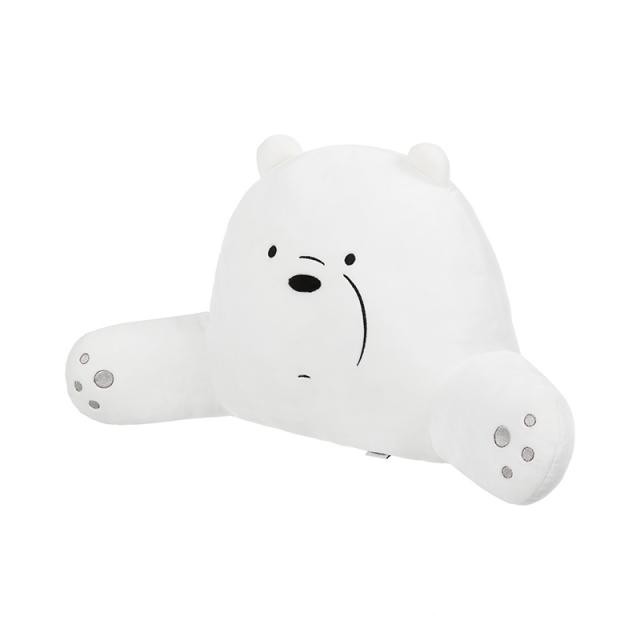 Gối tựa lưng We Bare Bears Chúng tôi đơn giản là gấu chính hãng Miniso - Gấu Trắng