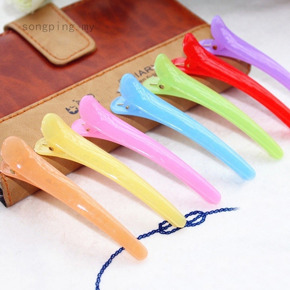 [COMBO 10] KẸP MỎ VỊT NHỰA 8CM KUTE NHIỀU MÀU DỄ THƯƠNG