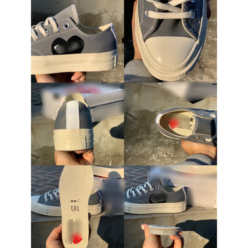 Giày Thể thao sneaker Con vơ xám Play cao cấp