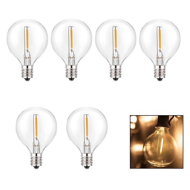 Bóng Đèn Dây G40 3V E12 Sử Dụng Năng Lượng Mặt Trời