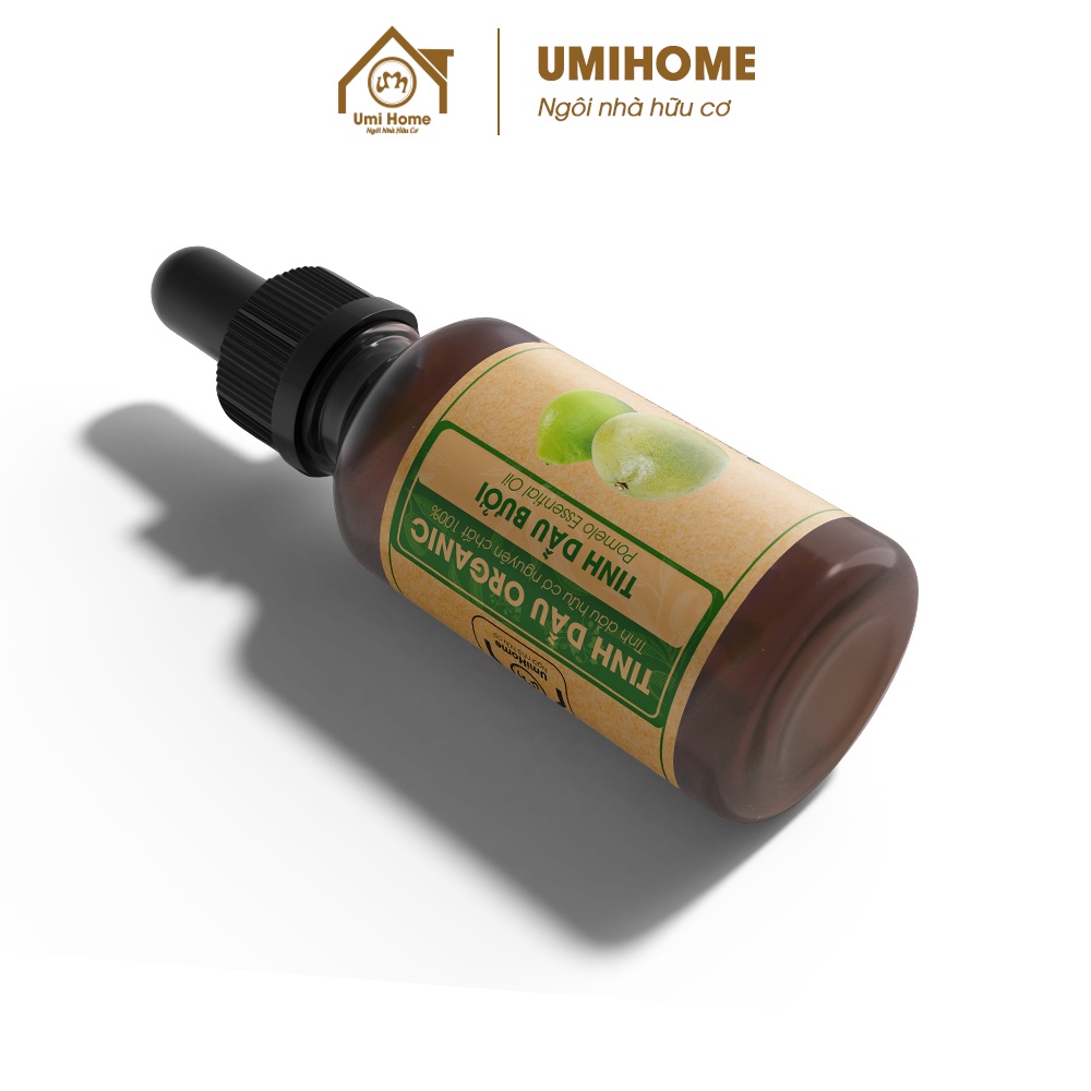 Tinh dầu thơm phòng bưởi hữu cơ UMIHOME nguyên chất hương thơm thư thái giúp dưỡng tóc và kích mọc tóc