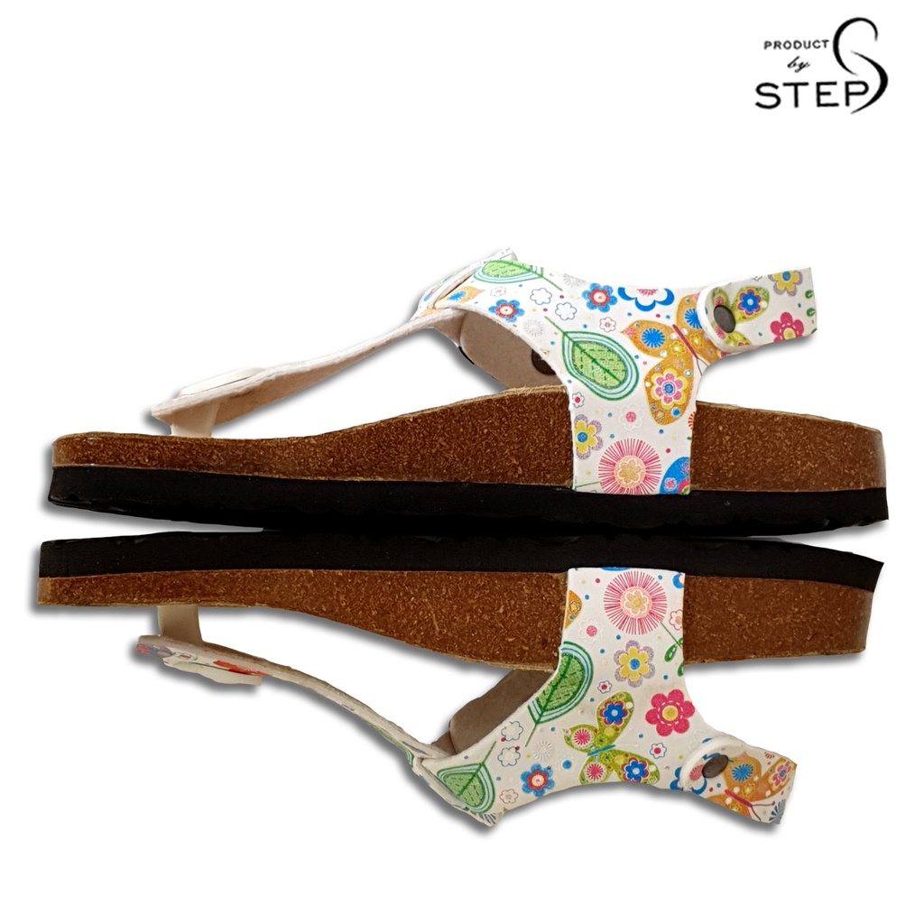 Giày đế trấu EVA in hoa văn quai kẹp bản