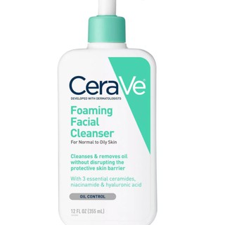 Sữa rửa mặt CeraVe Foaming Facial Cleanser 355ml