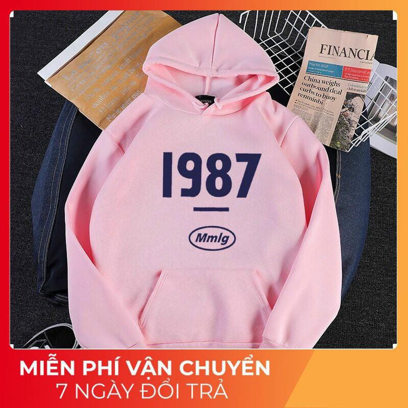 Áo hoodie 1987  CHẤT NỈ NGOAI DẦY DẶN CAO CẤP