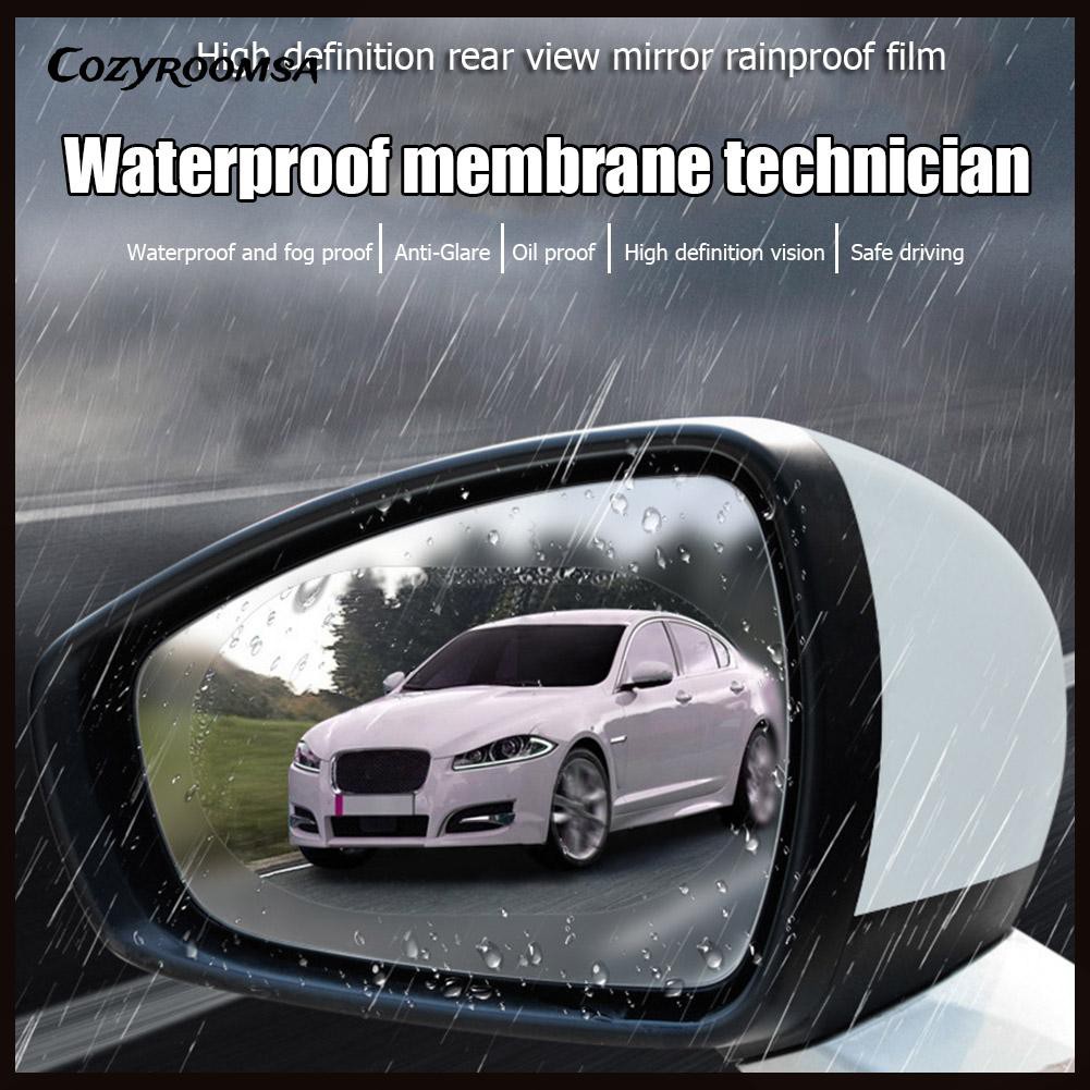 Set 2 miếng dán kính chiếu hậu chống thấm nước tiện dụng cho xe hơi