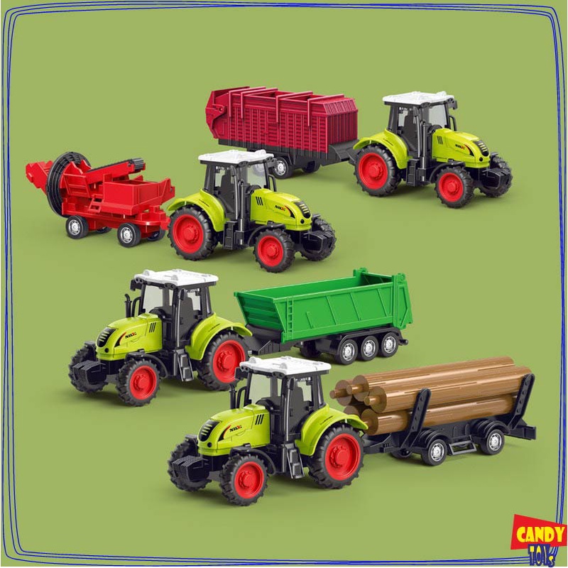 ĐỒ CHƠI MÔ HÌNH XE MÁY CÀY, XE CÔNG NÔNG CHẠY TRỚN 706-25