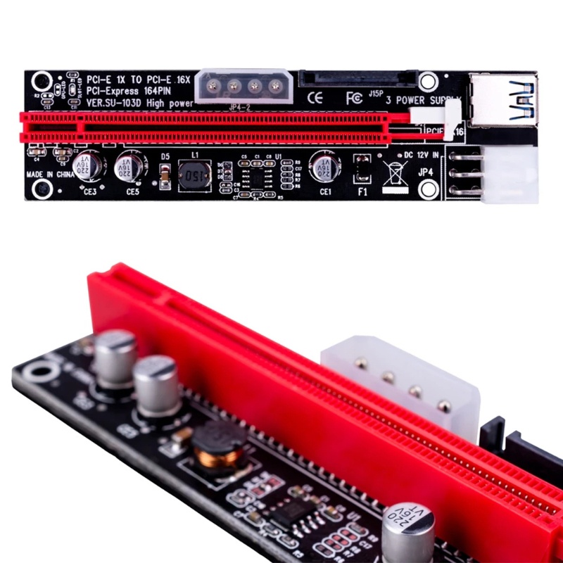 Card Mở Rộng PCI-E 009X 60cm USB 3 0 Sang 6P 4P BTC