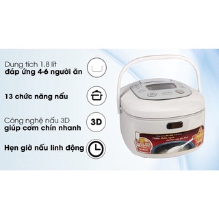 Nồi cơm điện tử sharp 1.8 lít ks-th18-gl