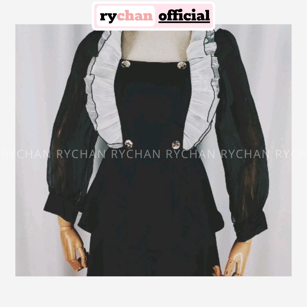 [XẢ KHO] Đầm Thiết Kế Tay Phối Xà Cừ Cực Xịn [ẢNH THẬT + VIDEO]