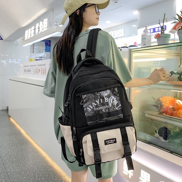 balo nam nữ đi học giá rẻ đẹp ZIME cặp đi học nam nữ thời trang dễ thương phong cách đeo vai trẻ trung