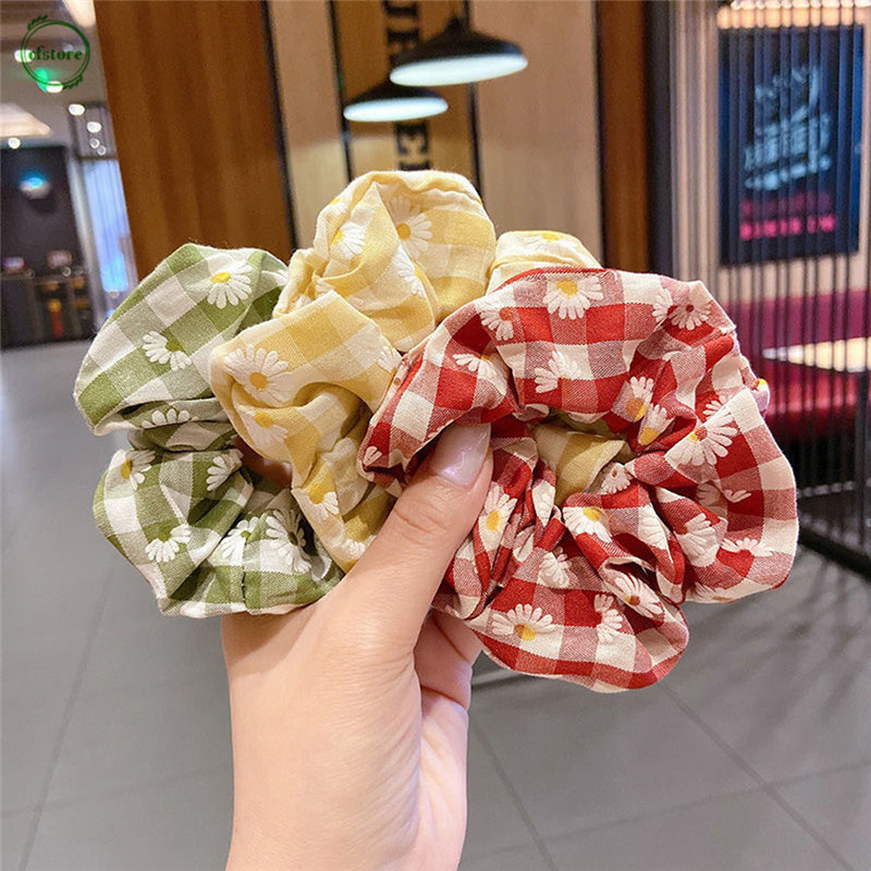 Dây Buộc Tóc Mặt Hình Hoa Cúc