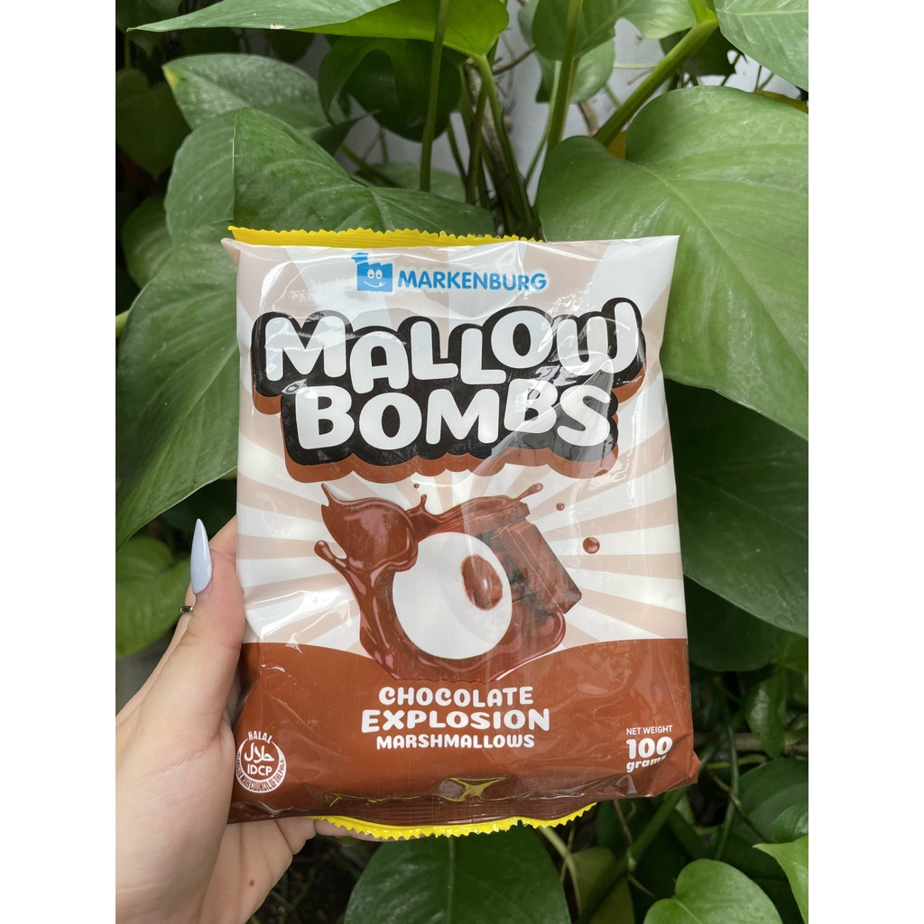 Kẹo Xốp Bông Gòn Nhân Sôcôla Markenburg Chocolate Mallow Bombs