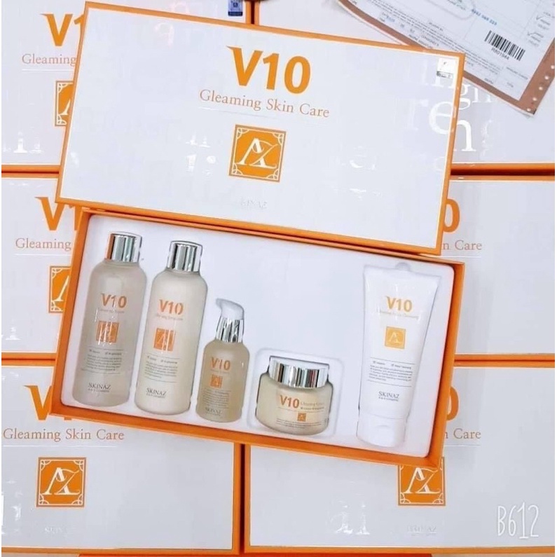 Bộ sản phẩm V10 skinaz Hàn chính hãng