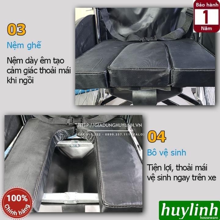 Xe lăn tay có bô Nikita N213-3 - Tải trọng 120kg