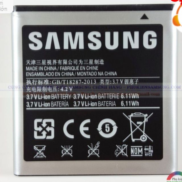 Pin samsung galaxy S1 / I9000 xịn bảo hành 6 tháng