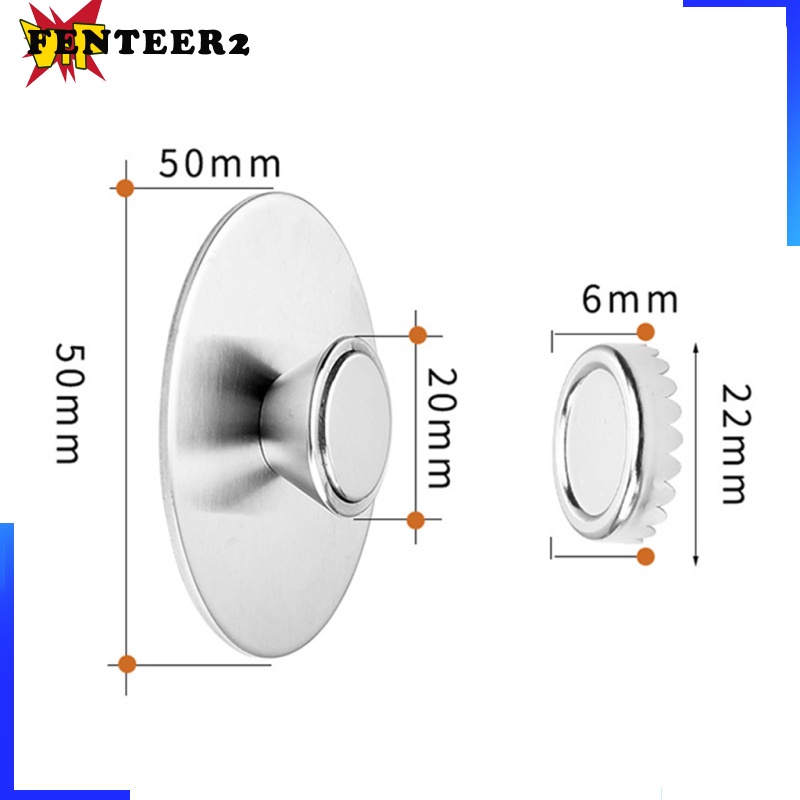 ◘❉ Móc Treo Xà Phòng Hút Nam Châm Bằng Thép Không Gỉ Mới