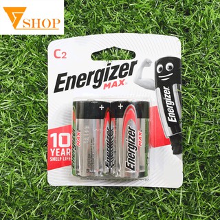 Combo 5 Vỉ Pin Trung C LR14 Energizer Alkaline ( 1 vỉ 2 viên )