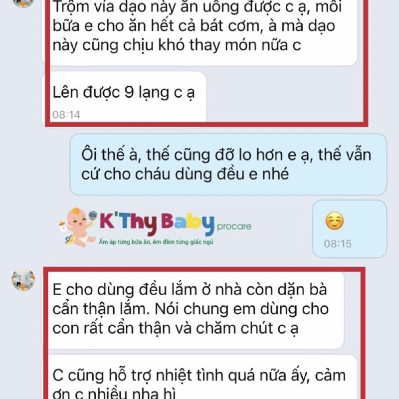 Cốm ăn ngon cho bé Kthy Baby hỗ trợ biếng ăn, táo bón, tăng đề kháng cho trẻ em