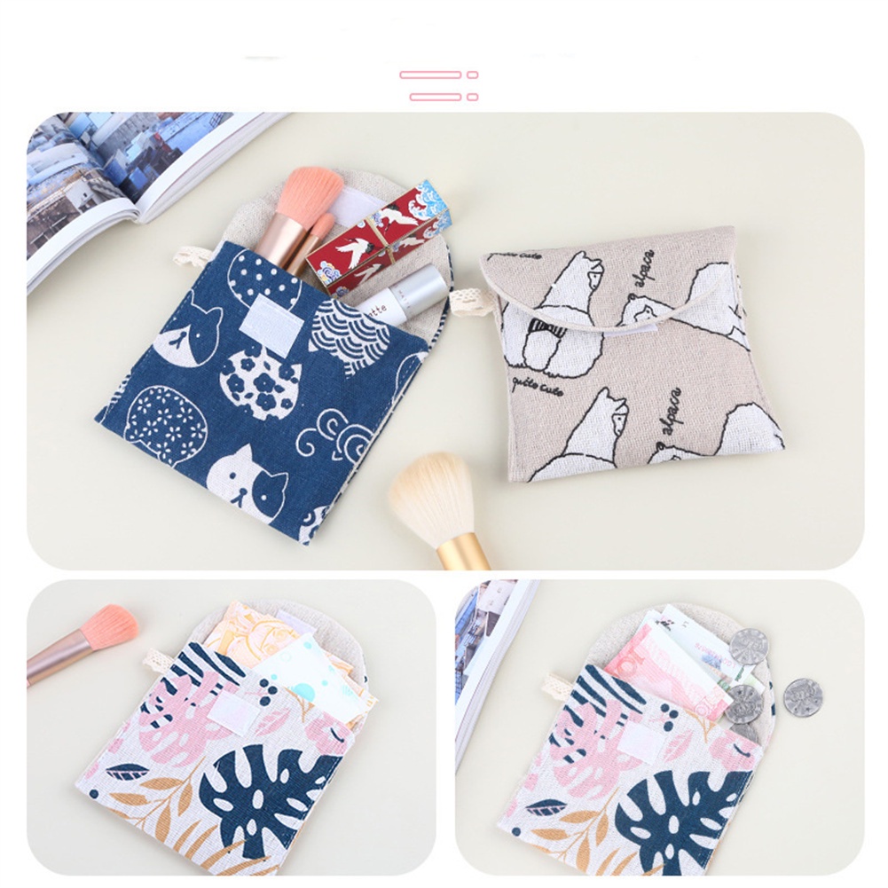 Túi Đựng Băng Vệ Sinh / Mỹ Phẩm Tiện Dụng Dành Cho Nữ