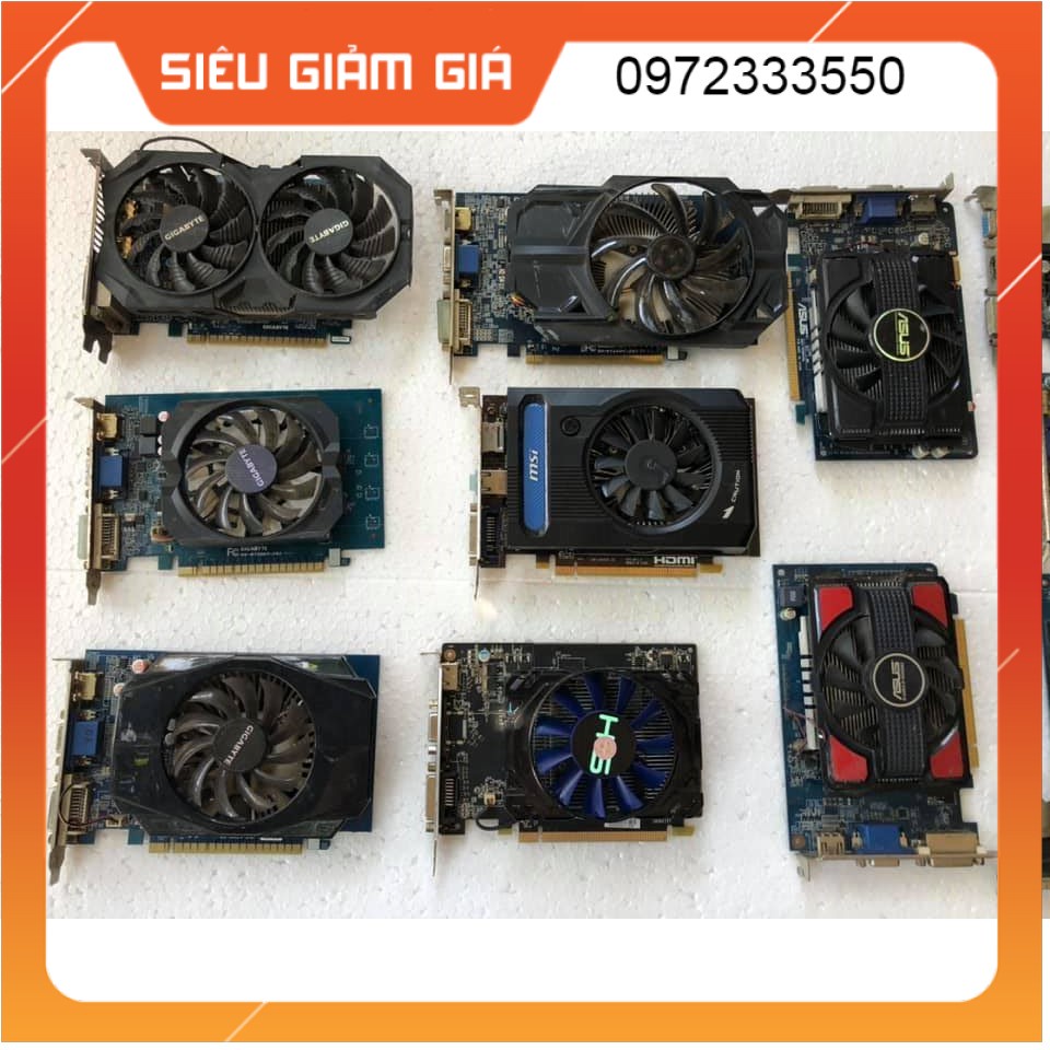 Card Màn hình VGA 1G 2G Giga Asus N210 GT430 730 AMD CÁC HÃNG