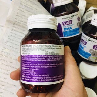 Healthy Care Kids High DHA 60 Viên Úc  (không tanh cho bé)