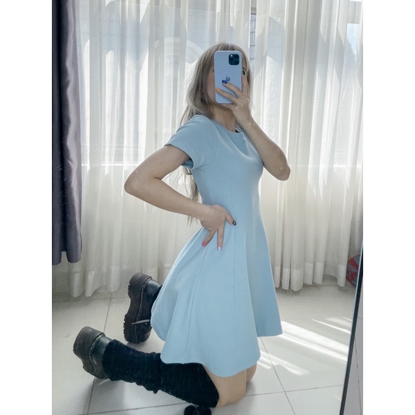 Luna Short Dress - Đầm thun trơn basic - Remmus.vn