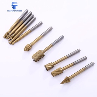 Set 10 mũi khoan cắt bằng titan Joytownonline888ღ HSS