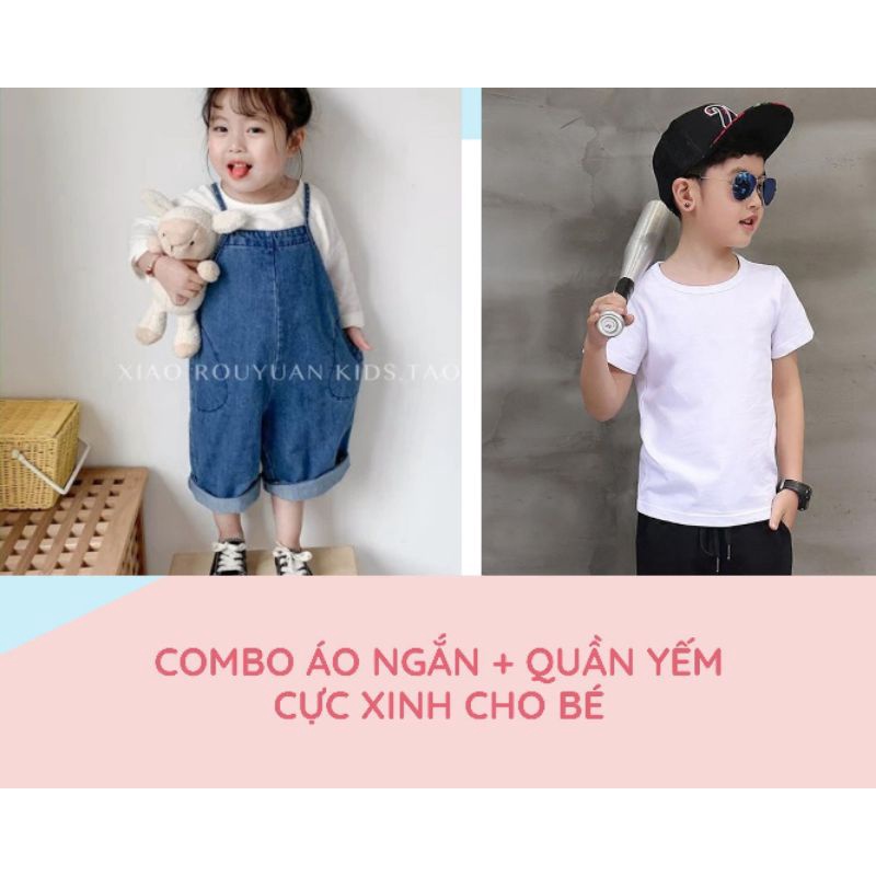 Quần yếm cho bé yêu từ 1 đến 5 tuổi.
