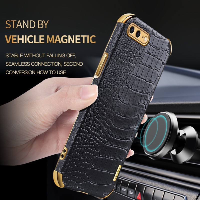 Ốp Điện Thoại Da Cá Sấu Chống Sốc Bảo Vệ Camera Cho iPhone 6 7 8 Plus SE 2020 X XR Max XS 11 Pro Max