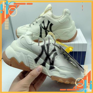 [Giá Sập Sàn]Giầy Tăng Chiều Cao M.L.B NY ĐẾ NÂU CAO CẤP, Giầy Thể Thao Nữ Nam Unisex Hot 2021