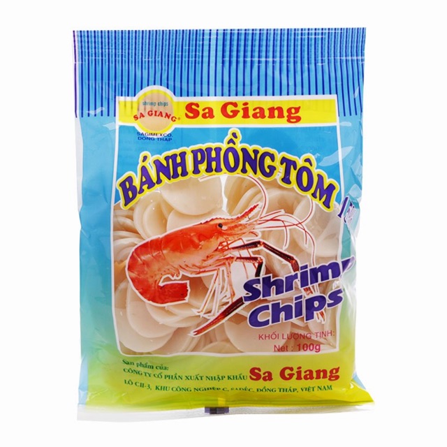 Bánh phồng tôm loại nhỏ 100g