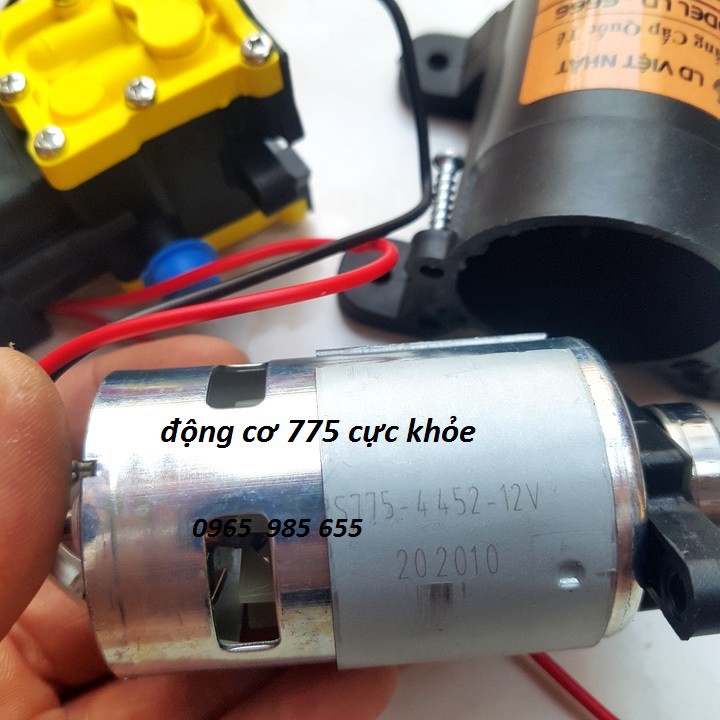 Máy bơm tăng áp mini 12v - máy bơm phun sương 12v