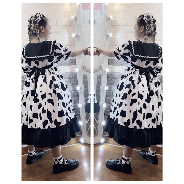 Váy lolita Bò sữa cho bé. Size đại. Ảnh thật.