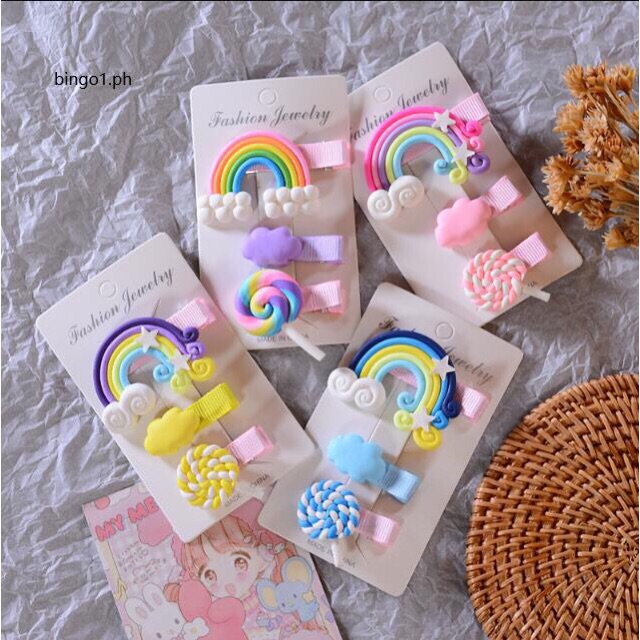 Bộ 3 Kẹp Tóc Kute Hàn Quốc