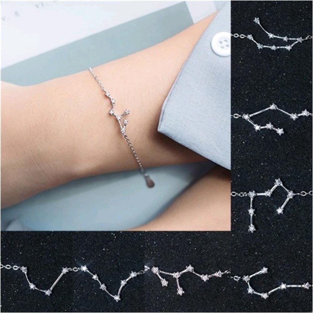 Vòng đeo tay các mặt hình chòm sao kiểu dáng thời trang phong cách