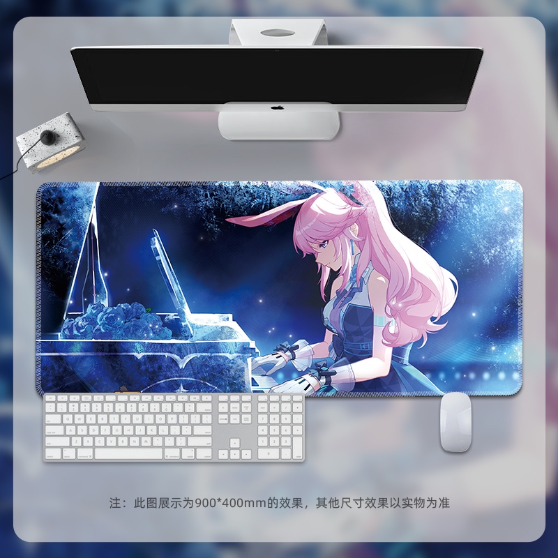 Honkai Impact 3rd Mouse Pad Elysia Keyboard Pad Yae Sakura ACGN Fuhua Game Rita Rossweisse Table Pad Elysian Fields Custom Name Elysium Pink Girl New Anti-slip Rubber Soft Pad Goblin