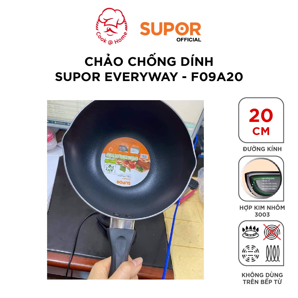 Chảo chống dính Supor Everyway F09A20-20cm