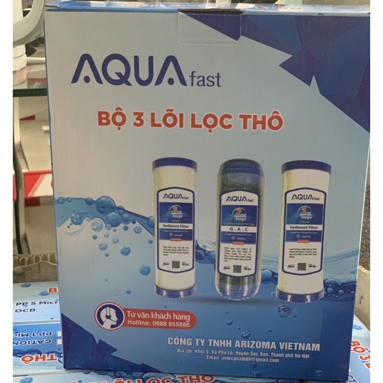 Bộ 3 lõi lọc nước số 1 2 3